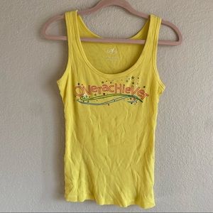 Y2K Bedazzled Overachiever Graphic Tank Top